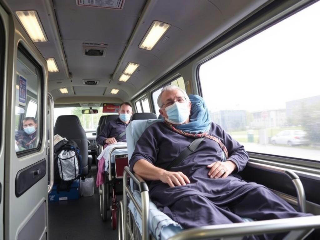 Перевозка лежачих больных: практическое руководство для родственников и медицинских служб